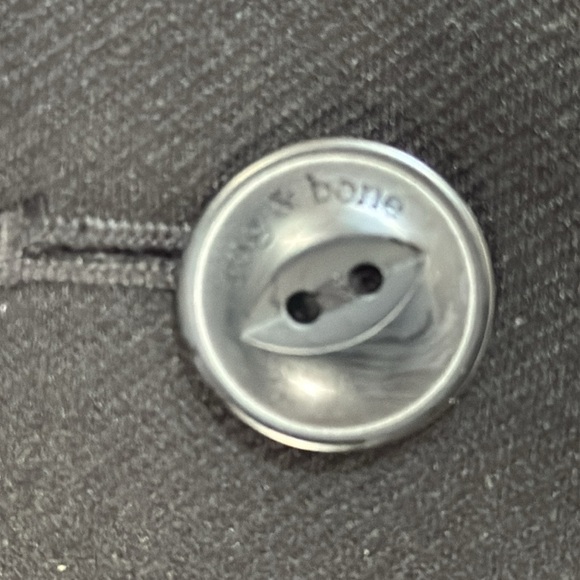 rag & bone Slade Tailored Women's Black Blazer Jacket - Picture 5 of 6